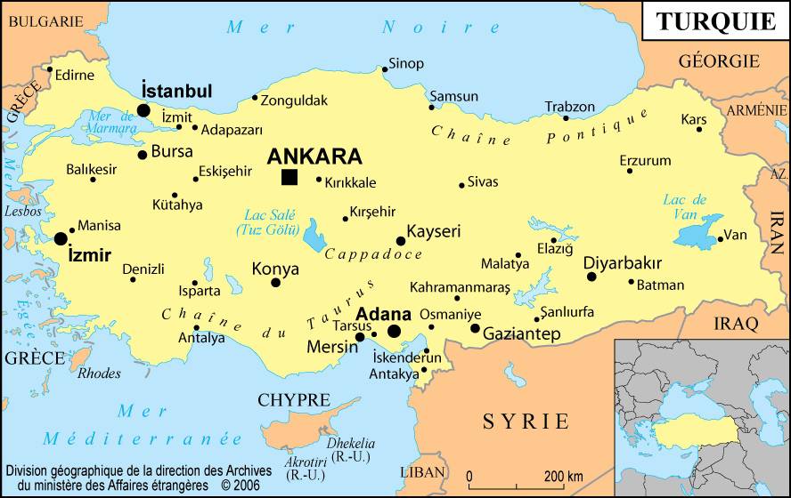 villes turquie